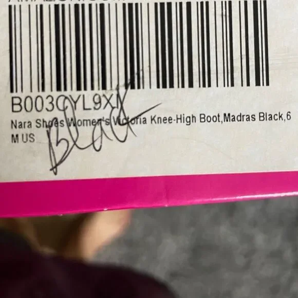 Black Heeled Boots with Buckle Detail - Picture 13 of 16